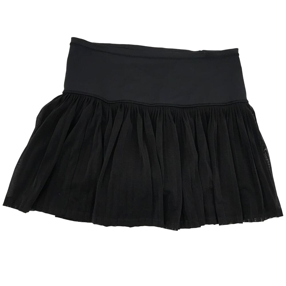 Athleta Black A-Game Mesh Tennis Skort Womens S